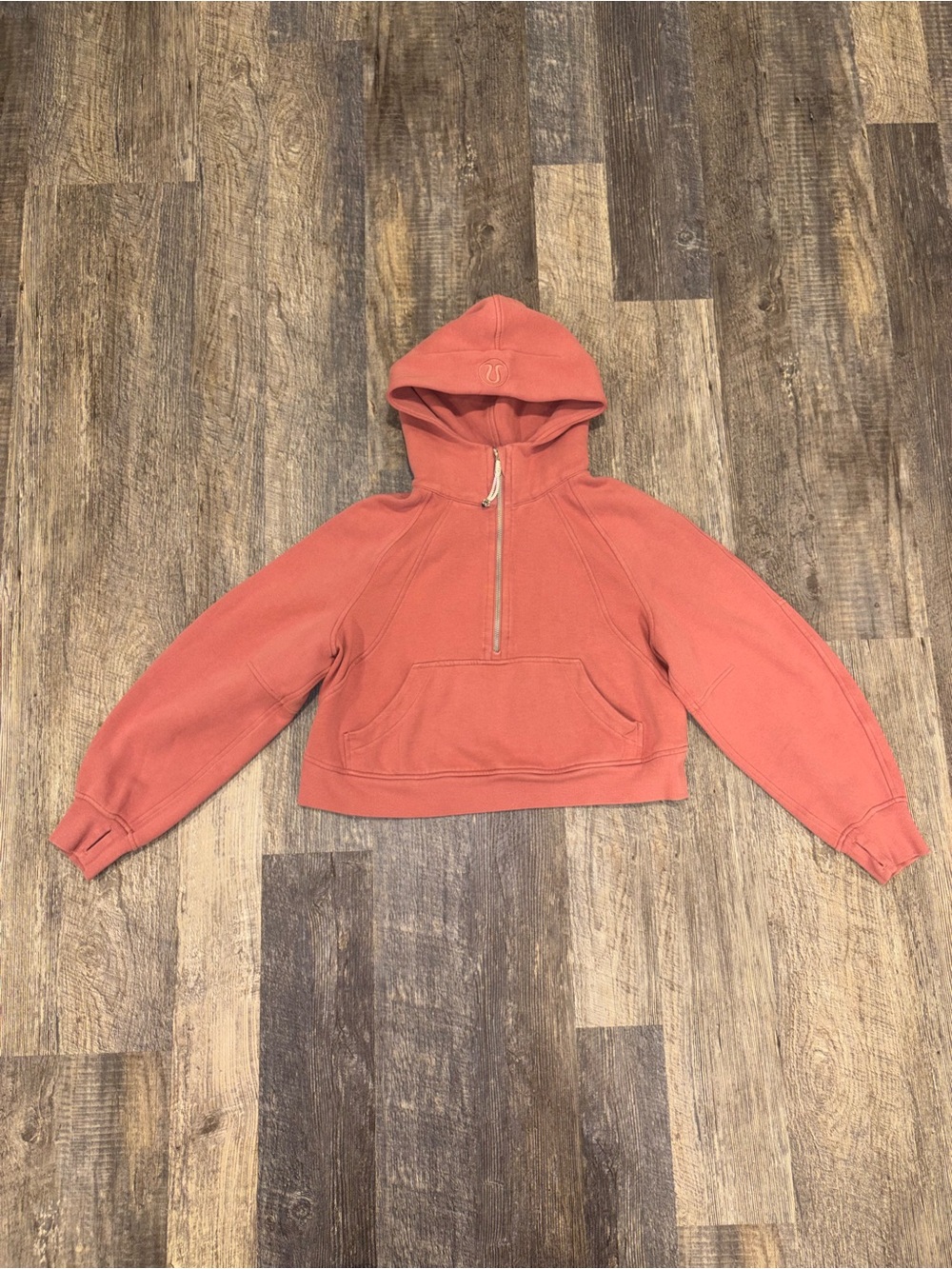 Lululemon Scuba Oversized Half-Zip Hoodie XS/S Brier Rose Pink Cropped